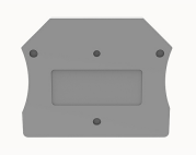 D-DC6-01P-11-00D(H) DEGSON End Plate for for Din-Rail TB 6/10sqmm
