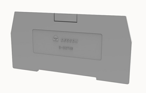 D-DCTK6-01P-11-00D(H) DEGSON End Plate for Disconnecting TB 4/6sqmm