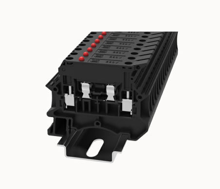 DC4-HE-LD250-01P-13-00D(H) DEGSON Screw type Din-Rail TB 250V black