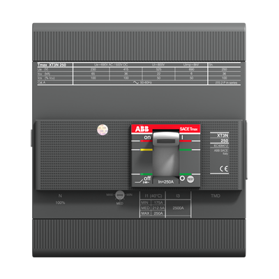1SDA068232R1 ABB Tmax XT3 250 TMD/TMF S 250A 4P MCCB