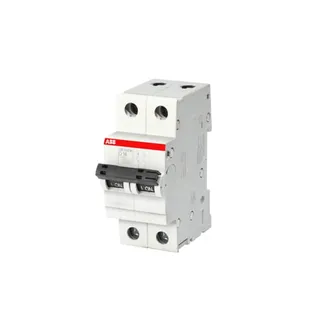 1SYS272012R0061 ABB MCB SB202 M-D6 - 2 Pole, 6A, D Curve