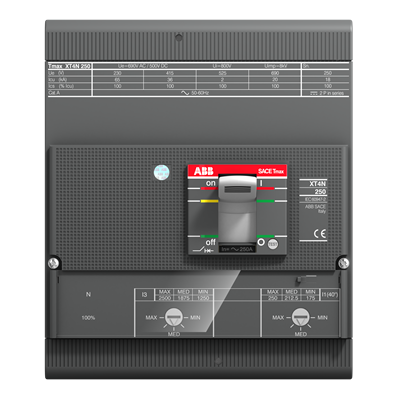 ABB 1SDA068111R1 Tmax XT4 250 TMD/TMA N 250A 4P MCCB