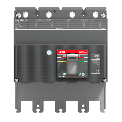 ABB 1SDX356717R1 Tmax XT4 250 Ekip C Dip LSIG S 250A 4P MCCB