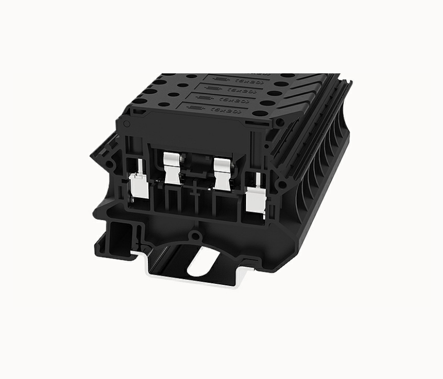 DC4-HE-01P-13-00D(H) DEGSON 4sqmm TB with fuse black