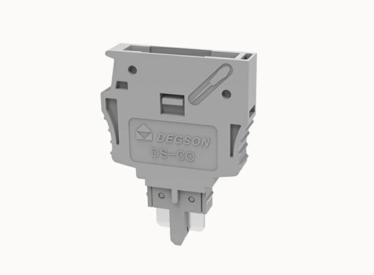 DS-CO-01P-11-00A(H) DEGSON DIN Rail Push-In Feed-Through Terminal Block (Cross Connection)