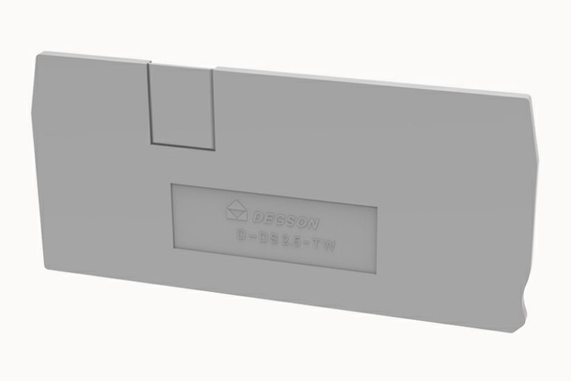 D-DS2.5-TW-MT-01P-11-00A(H) DEGSON End Plate / Partition for DS2.5-TW Series (with Marker)