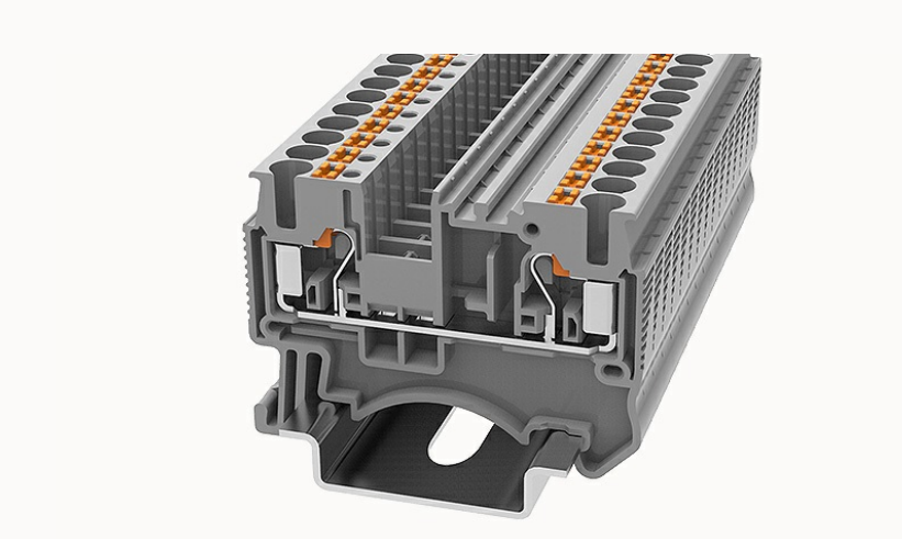 DS2.5-01P-11-00A(H) DEGSON Push-In Feed-Through DIN Rail Terminal Block 2.5mm²