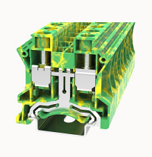 DC16-PE DEGSON Screw Type DIN-Rail Terminal Block 16mm² (PE/Ground)