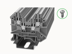 DC2.5-QU DEGSON Screw Type 4-Wire DIN-Rail Terminal Block 2.5mm²
