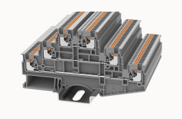 DS1.5-3L DEGSON Push-In 3-Level DIN-Rail Terminal Block 1.5mm²
