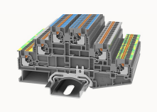DS1.5-3L-L/N/PE DEGSON Push-In 3-Level DIN-Rail Terminal Block 1.5mm²