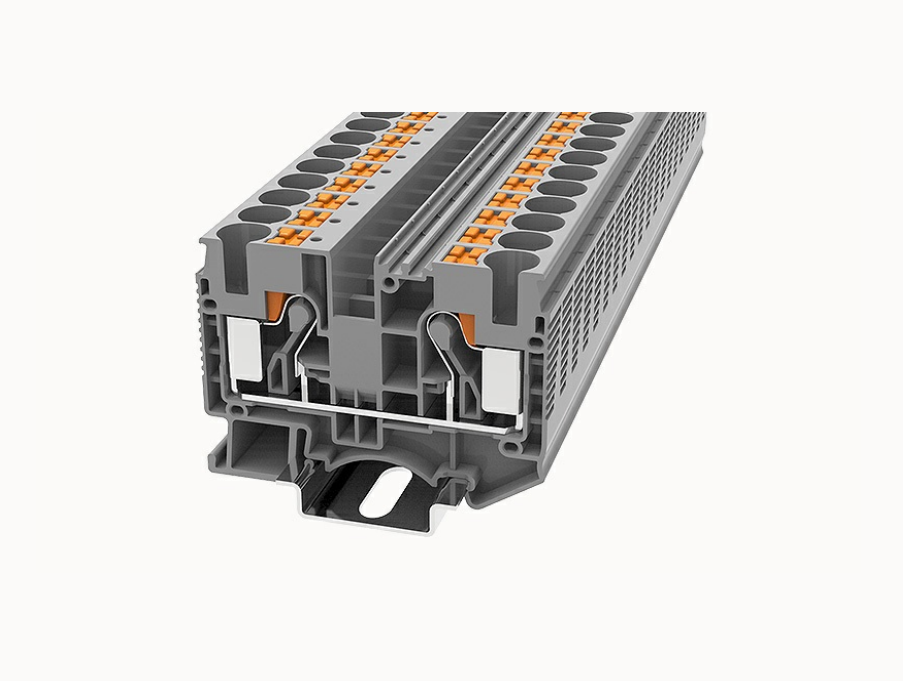 DS10 DEGSON Push-In DIN-Rail Terminal Block 10mm²