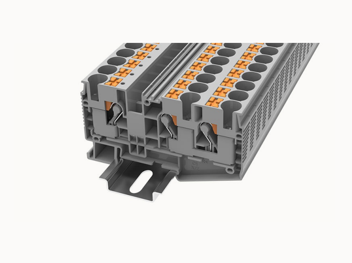 DS10-TW DEGSON Push-In Twin DIN-Rail Terminal Block 10mm²
