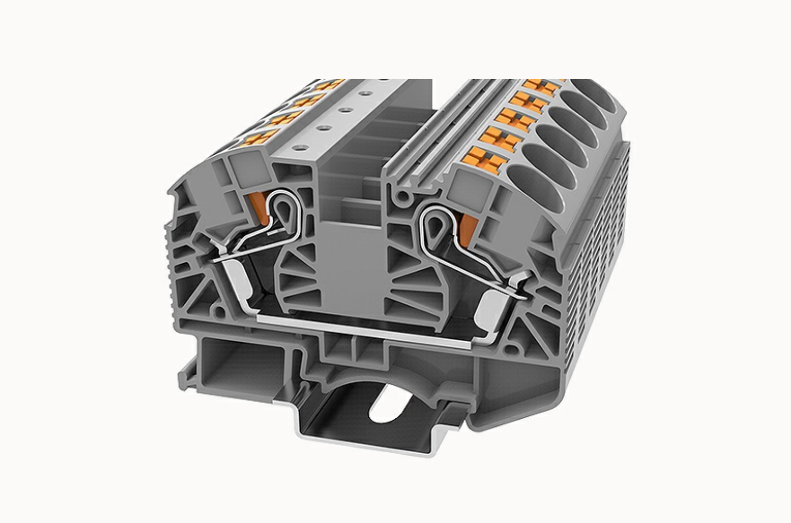 DS16 DEGSON Push-In DIN-Rail Terminal Block 16mm²