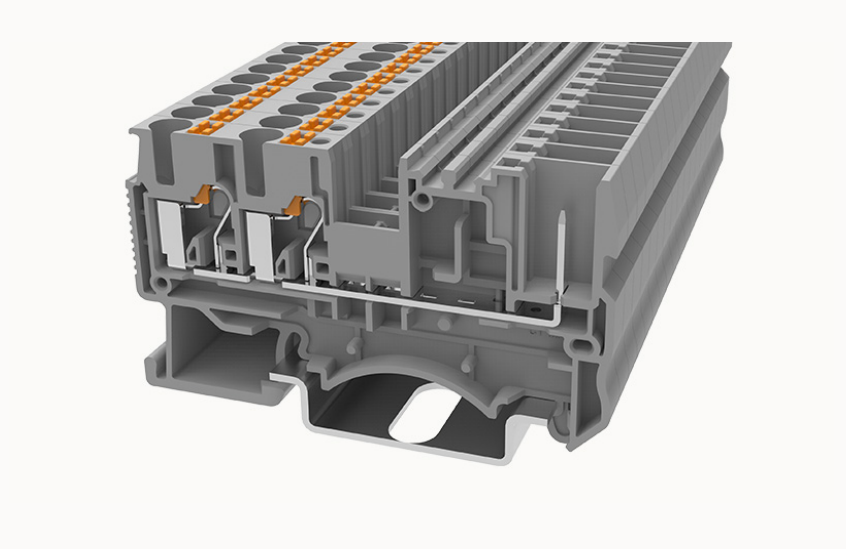 DS2.5-TW/1P DEGSON Push-In Twin DIN-Rail Terminal Block 2.5mm²