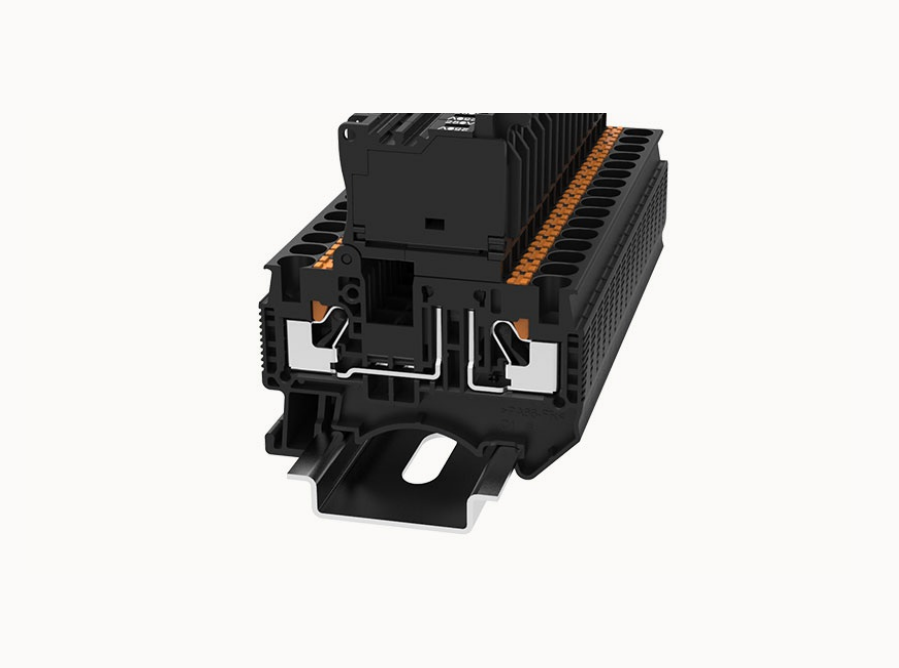 DS4-HE-LD250 DEGSON Push-In DIN-Rail Terminal Block 4mm² (High Efficiency)