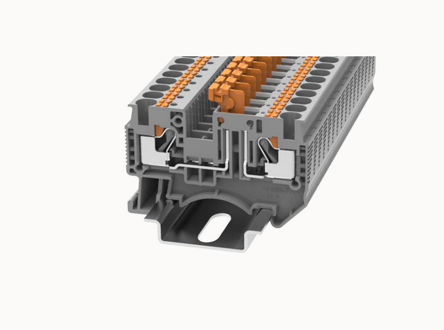 DS4-MT DEGSON Push-In DIN-Rail Terminal Block 4mm² (with Marker)
