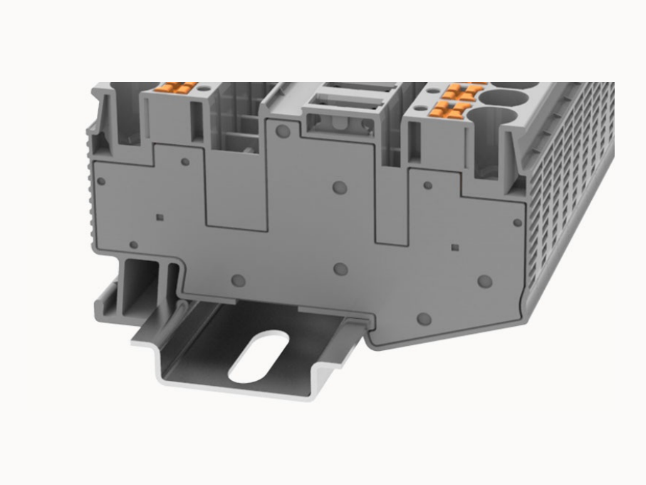 DS6-TG DEGSON Push-In DIN-Rail Terminal Block 6mm² (with Test Point)
