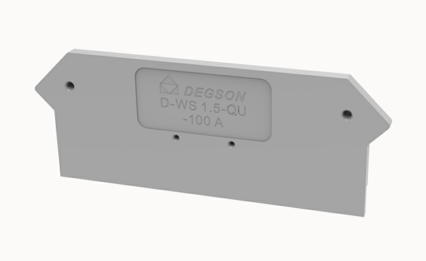 WS1.5-QU-100A DEGSON Spring-Cage 4-Wire DIN-Rail Terminal Block 1.5mm²