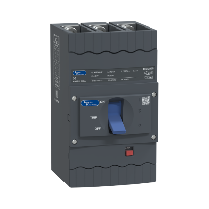 CM92065OOOOAG Lauritz Knudsen MCCB dsine DN2 - 40 A, 3 Pole, 70 kA, Microprocessor Release MTX2.0
