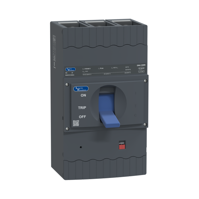 CM96026OOOOAG Lauritz Knudsen MCCB dsine DN4 - 1000 A, 3 Pole, 70 kA, Microprocessor Release MTX2.0