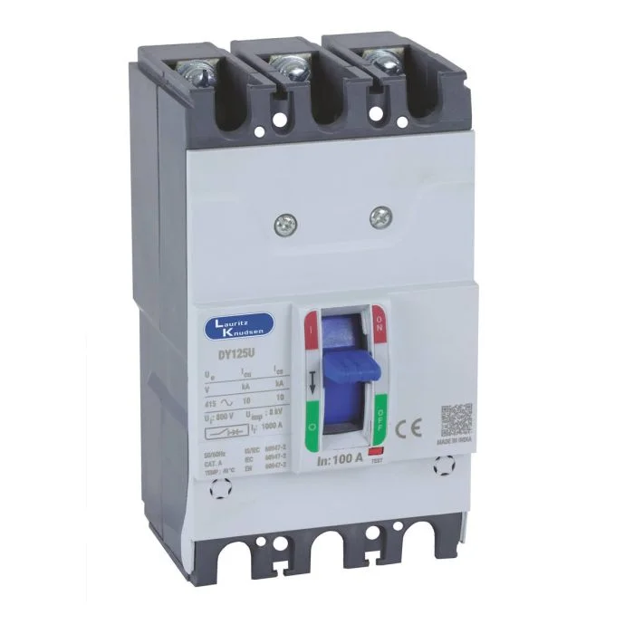 EM90982OOGO Lauritz Knudsen MCCB dsine DY125U - 50 A, 2 Pole, 25 kA at 240 V AC / 10 kA at 250 V DC, Thermal-Magnetic Release