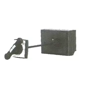 CM99830OOOO Lauritz Knudsen Extended Rotary Operating Mechanism for DN2 - extended ROM, panel door mounted