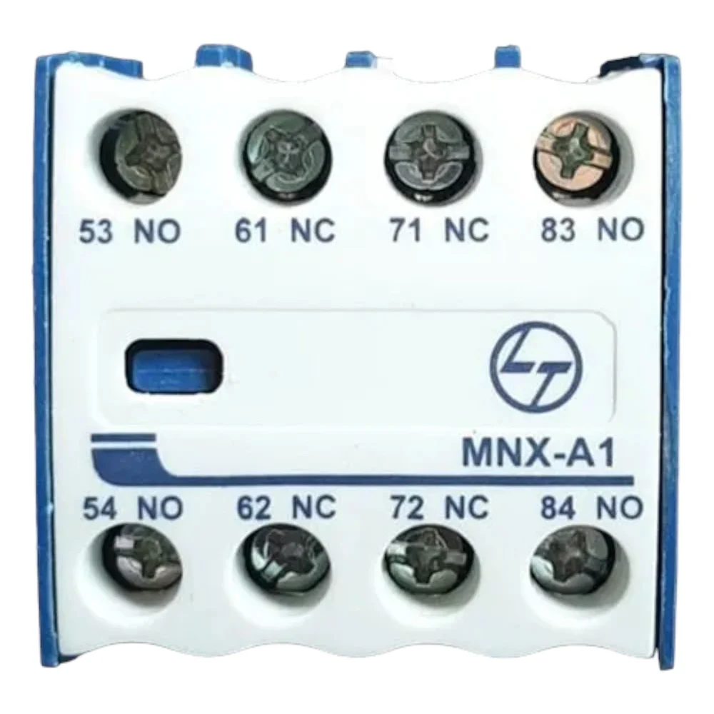 CS94114 Lauritz Knudsen Front Add-on Aux Contact Block 2 NO + 2 NC for MNX 9-80 / MCX 01-23