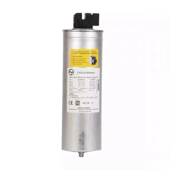 LTCCH305C2 Lauritz Knudsen PFC Capacitor LTCCH305C2 5.5 kVAr, 480 V - Heavy Duty, Cylindrical