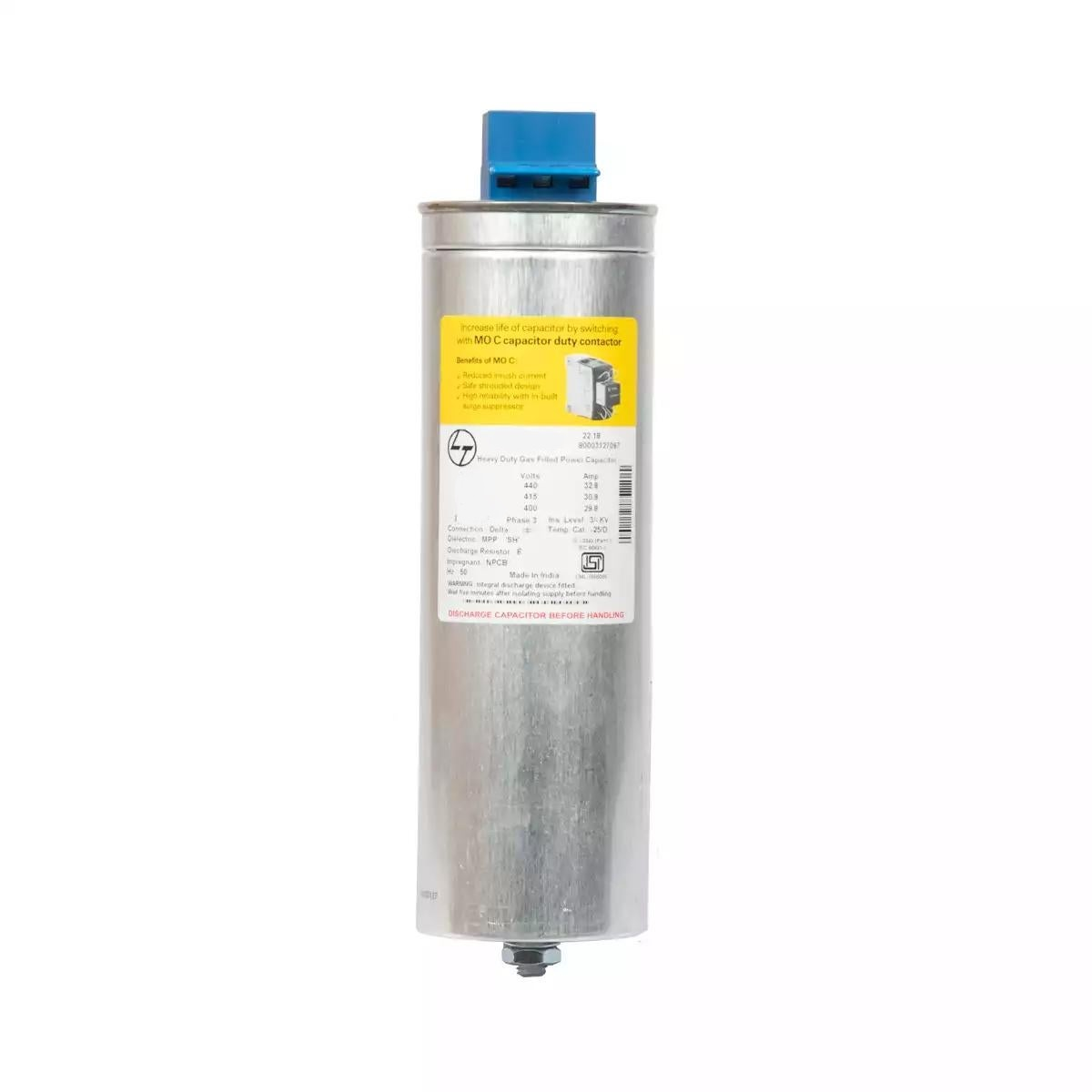LTCCN310B2 Lauritz Knudsen PFC Capacitor LTCCN310B2 10 kVAr, 440 V - HD Plus Gas Filled, Cylindrical