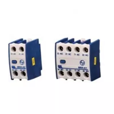 CS94119 Lauritz Knudsen Front Add-on Aux Contact Block 2 NC for MNX 9-80 / MCX 01-23