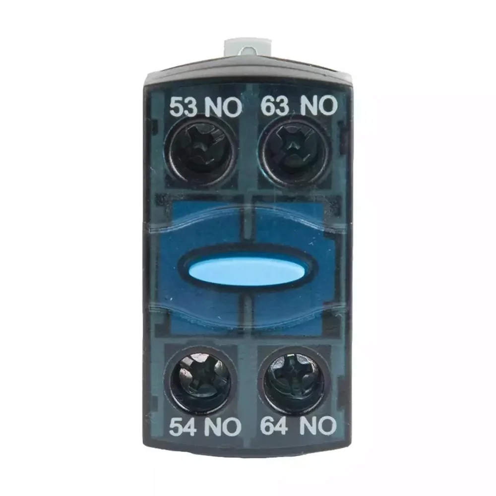 CS94591 Lauritz Knudsen Front Add-on Aux Contact Block 2 NO for MO 9-110 / MO0