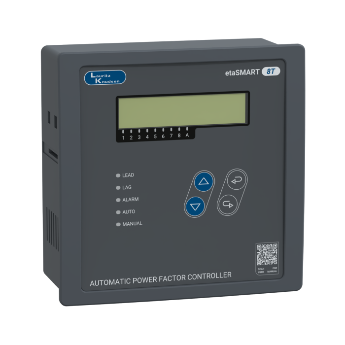 CS91614OOOO Lauritz Knudsen APFC Controller etaSMART T 8 - 8 thyristor steps, 144 x 144 mm