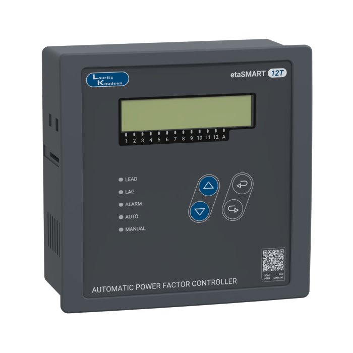 CS91615OOOO Lauritz Knudsen APFC Controller etaSMART T 12 - 12 thyristor steps, 144 x 144 mm