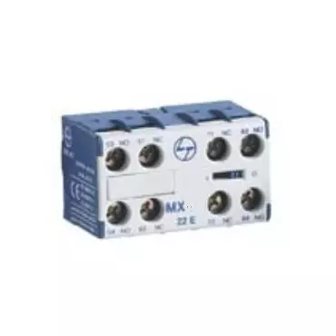 CS94031 Lauritz Knudsen Front Add-on Aux Contact Block 1 NO + 1 NC for MX 0/6/9/12