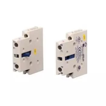 CS94207 Lauritz Knudsen Side Add-on Aux Contact Block 1 NO + 1 NC (Second left) for MNX 95-650 / MCX 32-47