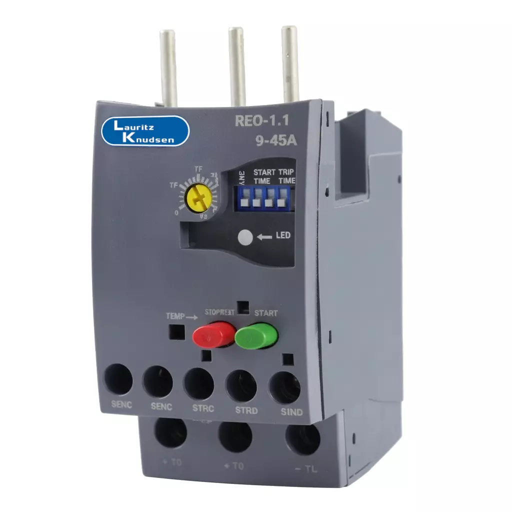 CS91911OOJO Lauritz Knudsen Electronic Over Current Relay REO 1.1c - 0.15 - 0.75 A