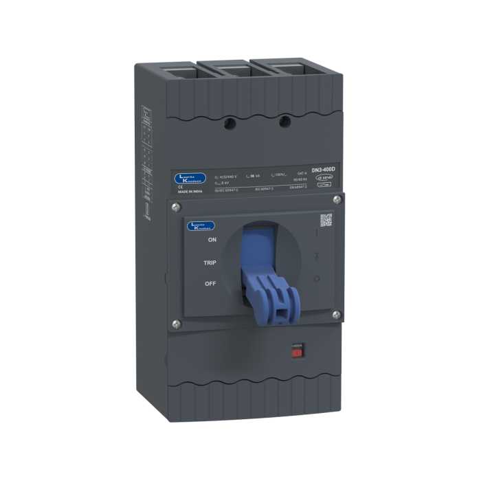 CM94005OOR1OG Lauritz Knudsen MCCB dsine DN3 - 400 A, 3 Pole, 36 kA, Thermal-Magnetic Release