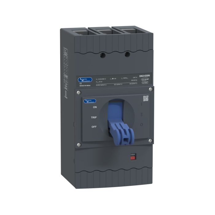 CM94004OOS1OG Lauritz Knudsen MCCB dsine DN3 - 500 A, 3 Pole, 50 kA, Thermal-Magnetic Release
