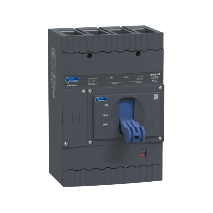 CM94102OOT1OG Lauritz Knudsen MCCB dsine DN3 - 630 A, 4 Pole, 70 kA, Thermal-Magnetic Release