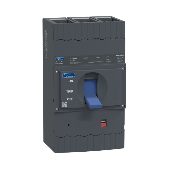 CM96021OOOOX1 Lauritz Knudsen MCCB dsine DN4 - 800 A, 3 Pole, 50 kA, Microprocessor Release MTX1.0