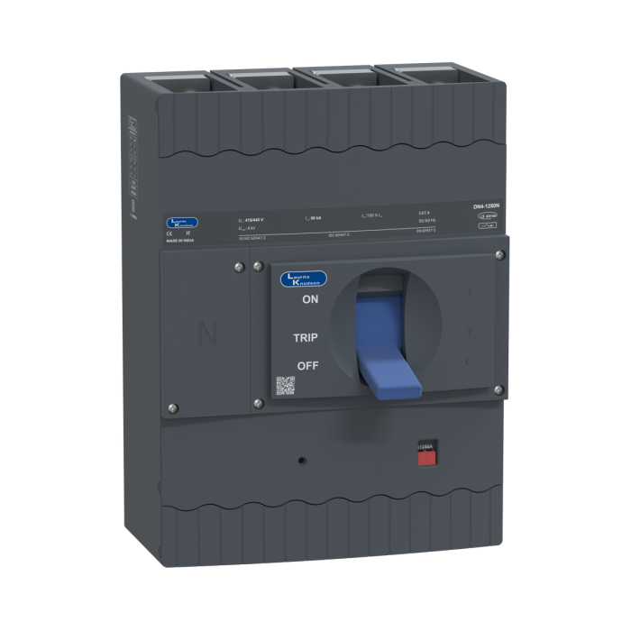 CM96113OOOOX1 Lauritz Knudsen MCCB dsine DN4 - 1250 A, 4 Pole, 50 kA, Microprocessor Release MTX1.0