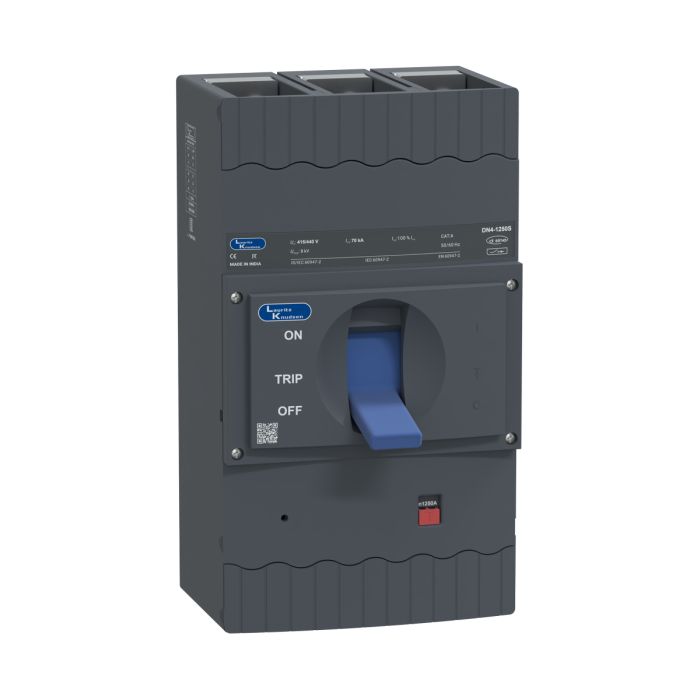 CM96027OOOOX1 Lauritz Knudsen MCCB dsine DN4 - 1250 A, 3 Pole, 70 kA, Microprocessor Release MTX1.0
